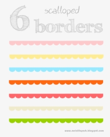 Free Scalloped Border Png, Transparent Png, Free Download