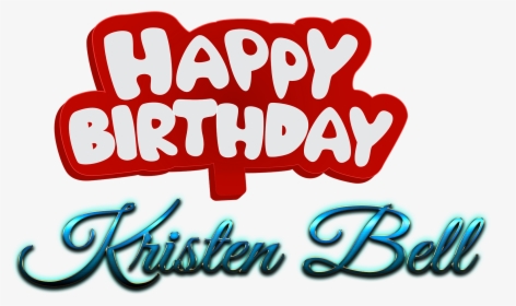 Kristen Bell Happy Birthday Name Png - Happy Birthday Charlotte Flair, Transparent Png, Free Download