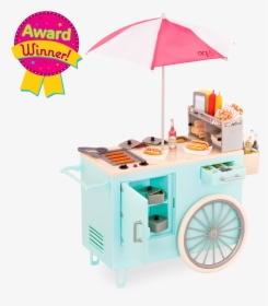 Retro Hot Dog Cart For 18-inch Dolls - Our Generation Hot Dog Cart, HD Png Download, Free Download