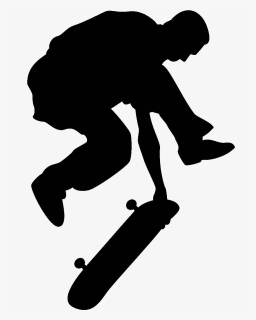 Transparent Skateboard Png - Skateboarding Silhouette, Png Download, Free Download