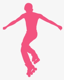 Roller Skate Silhouette Png, Transparent Png, Free Download