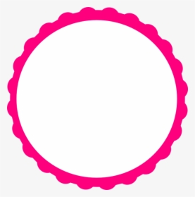 Red Circle Frame Clipart - Pink Circle Frame Png, Transparent Png, Free Download