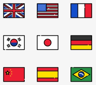 Flags Collection - Usa Flag Small Icon, HD Png Download, Free Download