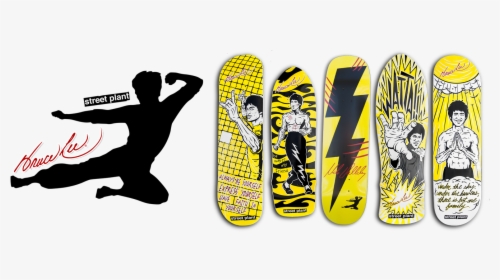 Transparent Skateboarder Silhouette Png - Bruce Lee Flying Man, Png Download, Free Download