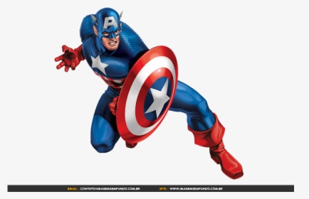 Clip Art Fundo Capitao America - Marvel Captain America Tattoo, HD Png Download, Free Download