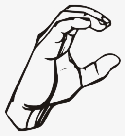 Sign Language Letters C, HD Png Download, Free Download