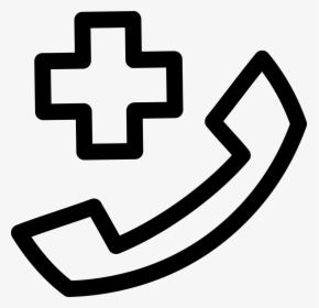 First Aid Sign With Phone - Elexes Medical Consulting, HD Png Download, Free Download