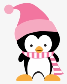 Transparent Cute Christmas Png - Penguin Clipart Pink, Png Download, Free Download