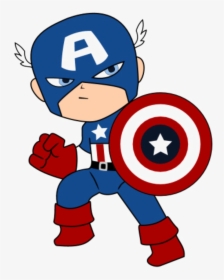 Cute Captain America Clipart, HD Png Download, Free Download