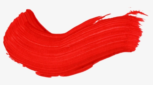 Red Paint Brush Stroke, HD Png Download, Free Download