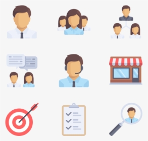 Management - Customer Flat Icon Png, Transparent Png, Free Download