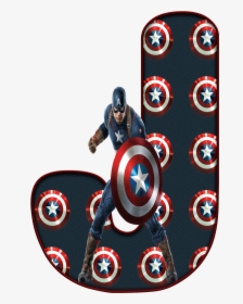 Thor Hammer Clipart - Alfabeto Capitão America, HD Png Download, Free Download