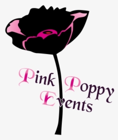 Pink Poppy Events - Black Chancery Font, HD Png Download, Free Download