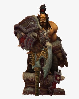 Transparent World Of Warcraft Character Png - Grommash Hellscream In Game, Png Download, Free Download