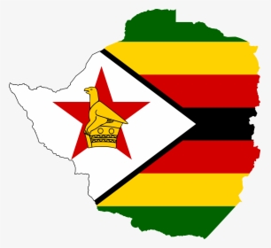Zimbabwe Map Png - Zimbabwe Flag Country, Transparent Png, Free Download