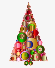 Palm Tree Christmas Png - Colourful Christmas Tree Png, Transparent Png, Free Download