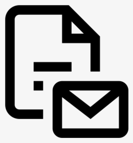 Email Vector Icon Png - Icono Enviar Documentos, Transparent Png, Free Download
