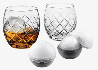 On The Rocks Etched Glass S/2, HD Png Download, Free Download