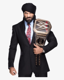Jinder Mahal Wwe Champion 2017 V5 By Nuruddinayobwwe-dbambtj, HD Png Download, Free Download