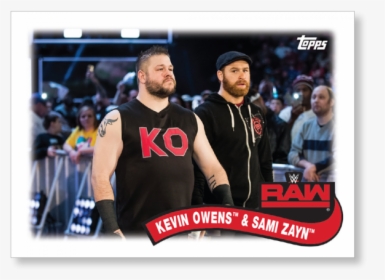 2018 Topps Wwe Heritage Kevin Owens & Sami Zayn Tag, HD Png Download, Free Download