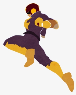 Captain Falcon Knee Knee Of Justice Hyes Smash Bros, HD Png Download, Free Download