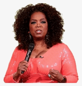 Oprah Winfrey With Microphone, HD Png Download, Free Download