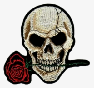 #skulls #totenkopf #rose #gothic #steampunk #schwarz, HD Png Download, Free Download