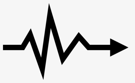 Heartbeat Lifeline Arrow Symbol Comments, HD Png Download, Free Download