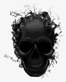 #totenkopf #kostenlos #black #schwarz #creepy #unheimlich, HD Png Download, Free Download