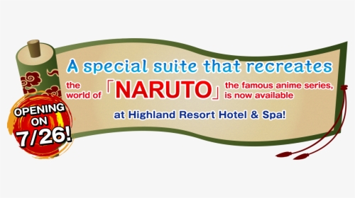 A Special Suite That Recreates The World Of Naruto,, HD Png Download, Free Download