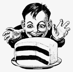 Kid And Cake Clip Arts, HD Png Download, Free Download