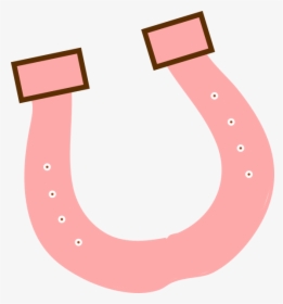 Clip Art At Clker - Horseshoe Clipart Pink, HD Png Download, Free Download