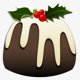 Christmas Cake Clipart - Christmas Pudding Clip Art, HD Png Download, Free Download