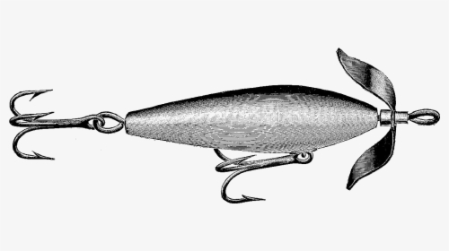 Clip Art Bass Lures Clip - Vintage Fishing Lures Png, Transparent Png, Free Download