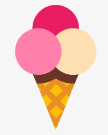 Ice Cream Cone Icon Free Png And Svg Download Cupcake - Ice Cream Graphic Png, Transparent Png, Free Download