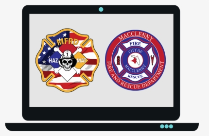 Fire Department Patches Logo Design - Design Event Email Template, HD Png Download, Free Download