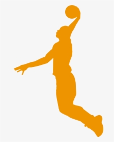 Slam Silhouette At Getdrawings - Take Flight Basketball, HD Png Download, Free Download