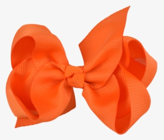 Ribbon Bow Png - Orange Ribbon Bow Png, Transparent Png, Free Download