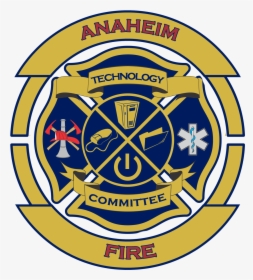 Another Version Of The Fire Department Technology Logo - Anaheim Fire And Rescue Logo, HD Png Download, Free Download