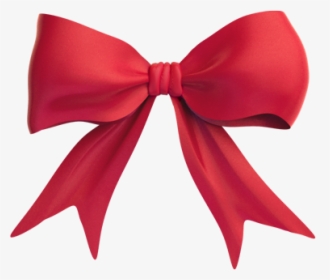#bow #red #ribbon - Satin, HD Png Download, Free Download