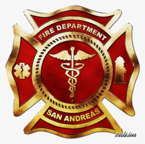 Fire Department Of San Andreas Logo By - San Andreas Fire Department Logo, HD Png Download, Free Download