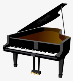 Transparent Harpsichord Clipart - Cartoon Piano Transparent Background, HD Png Download, Free Download