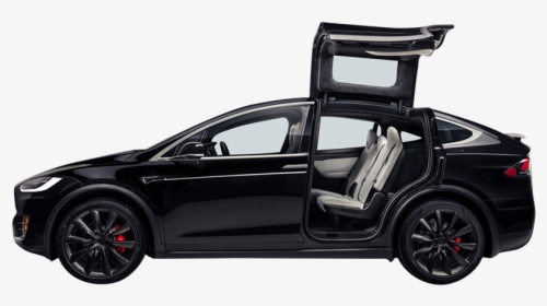Tesla Model X P100d In Black Von Der Seite - Model X Tesla Promo, HD Png Download, Free Download