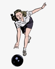 All Photo Png Clipart - Bowling Woman Clipart, Transparent Png, Free Download