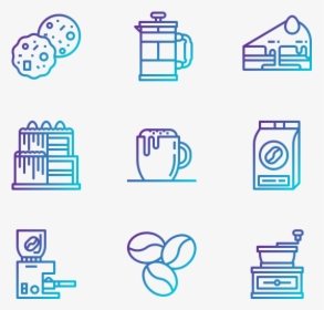 Coffee Shop - Data Management Flat Icon, HD Png Download, Free Download