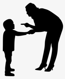 Discipline, Angry, Woman, Mother, Child, Parents - Angry Mother Silhouette, HD Png Download, Free Download