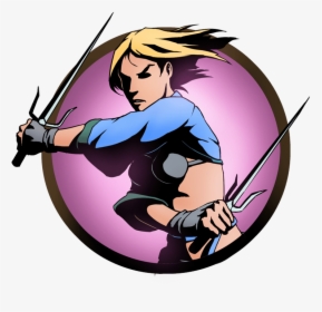 Transparent Ninja Clipart - Shadow Fight 2 Ninja Girl, HD Png Download, Free Download