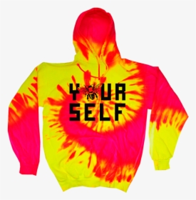 Hook And Porter Be Yourself Hoodie Neon Spark - Lifeguard Hoodie Tie Diy, HD Png Download, Free Download