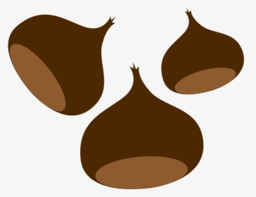 Chestnut, Chestnuts, Autumn, Curly, Season, Nature - Chataigne Logo, HD Png Download, Free Download
