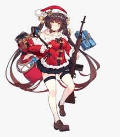 M Girls Frontline Gamepress Png Sniper M14 Anime Girl - M14 Xmas Parade, Transparent Png, Free Download